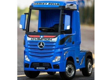 Mercedes Actros Camion Elettrico per Bambini New 24v Full Optional 4X4 Ruote in Gomma e TV Touch
