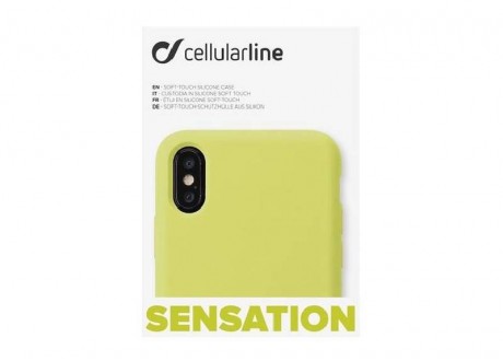 Cover IPhone Xr Cellularline Sensation - Verde Lime