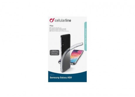 Cover Samsung Galaxy A50 Cellularline Fine - Trasparente