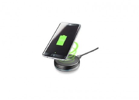 Caricabatterie Cellularline Wireless Fast Charger Twist - Samsung, Apple e tutti gli Smartphone