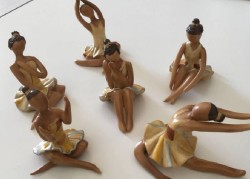 Statuina Ballerina in ceramica